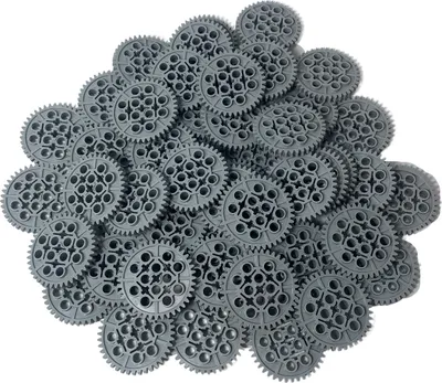 Image de LEGO® Technic Gear 40 dents Light Grey - 24432 NOUVEAU ! Quantité 10x