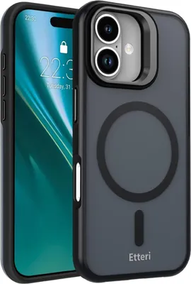 Zdjęcie produktu dla Etui Etteri Morning Fog do iPhone 17 6,3'' czarny