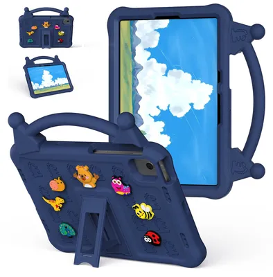 Obrázek produktu pro Dětské pouzdro pro Samsung Galaxy Tab S10 Lite 10,9" nárazuvzdorné EVA pouzdro s rukojetí a funkcí stojánku Tmavě modrá