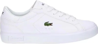 Produktbild von Lacoste Power Court Signature Soft Upper Synthetik Sneaker in Weiß – 4 Großbritannien - 37 EU - 5 US / Weiß