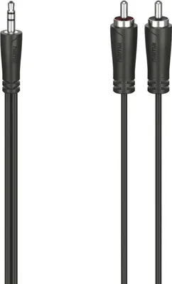 Immagine prodotto di Cavo audio Hama, spina jack da 3,5 mm - 2 spine cinch, stereo, 3,0 m