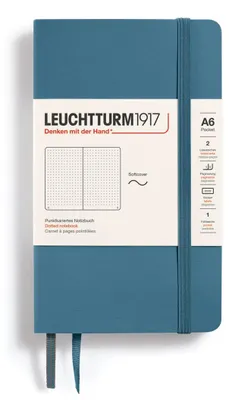 Produktbild von LEUCHTTURM1917 365649 Notizbuch Pocket (A6), Softcover, 123 nummerierte Seiten,