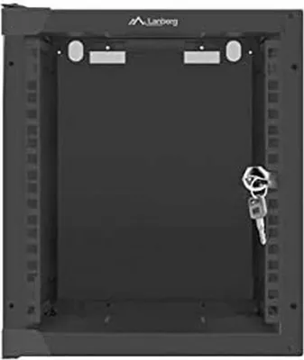 Produktbild von LANBERG Rack Wandschrank 10" 6U/280x310 Glastür schwarz