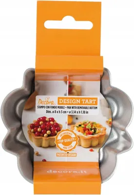 Produktbild von Deco Tarteform Ø 8cm Stahl Nicht Haftend Herausnehmbarer Boden