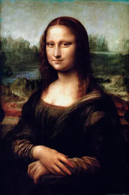 Produktbild von Leonardo Da Vinci Kunstdruck Bild - Mona Lisa (120 x 80 cm)