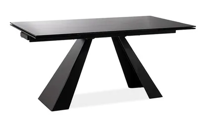 Produktbild von Esstisch Küchentisch Salvadore 160-240x90x76cm schwarz ausziehbar