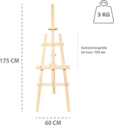 Obrázek produktu pro Malířský stojan, výška 175 cm