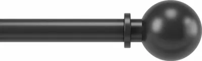 Image de Tringle à rideaux télescopique BOLAS 91–183 cm, noire, Ø 2,5 cm