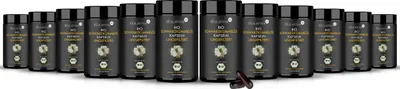 Produktbild von BIOLAVIVA Schwarzkümmelöl-Kapseln  & ungefiltert– reich an Thymochinon –(12 x 240) vegane Kapseln 4-Monats-Vorrat –labor & in DE hergestellt