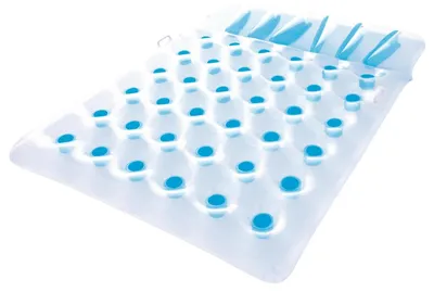 Image de Bestway 43055 Matelas gonflable 193 x 142 cm, double couchage piscine