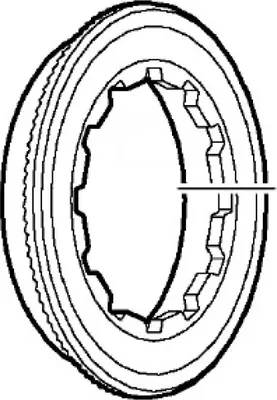 Image de Bague de fermeture Shimano pour cassettes Shimano, Compatible avec:CS-M770