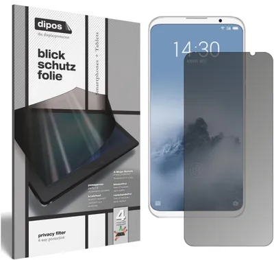Produktbild von Schutzfolie für Meizu 16 Plus Blickschutzfolie matt Folie Display Schutz dipos