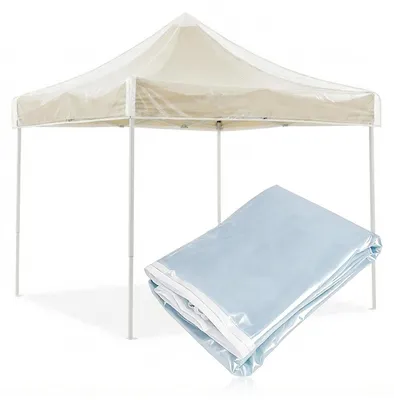 Image de Toile de remplacement transparente pour pergola de 2,5 x 2,5 mètres