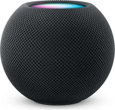 Zdjęcie produktu dla Apple HomePod mini, Apple Siri, Okrągły, Szary, Midnight, Apple: iPhone 15 Pro Max, iPhone 15 Pro, iPhone 15 Plus, iPhone 15, iPhone 14 Pro Max,..., Pełny zasięg