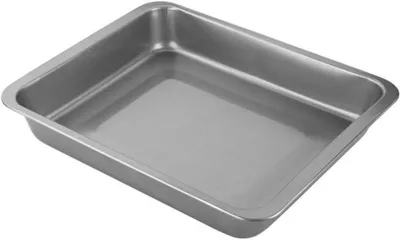 Obrázok produktu pre Pečivá forma s nepriľnavým povrchom – Forma na pečenie – Vhodná do rúry – Vhodná do mrazničky a chladničky – 38 x 30 cm – Čierna