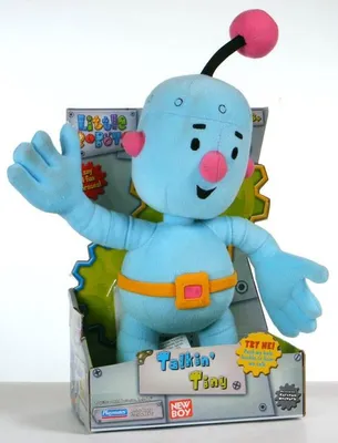 Produktbild von Englisch lernen mit Plüschfigur Little Robots