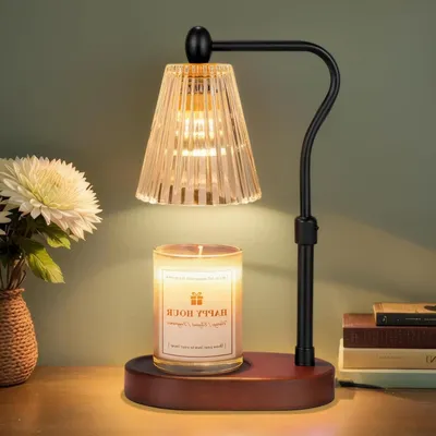 Productafbeelding van Kaarswarmer Lamp - Elektrische Waxwarmer - Sfeervol Huis - Verstelbare Hoogte - Tot 16 cm - Vintage