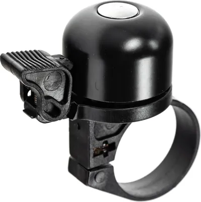 Produktbild von Fahrrad Mini Klingel für 31,8mm Klemmung bicycle bell Schwarz Alu