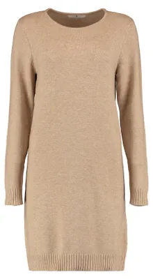 Produktbild von HaILYS Langarm Strickkleid Long Shirt Feinstrick Rundhalsausschnitt Größe: L