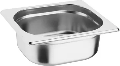 Produktbild von Vogue GN-Behälter GN1/6 - 6,5cm - 1 L - 4 Behälter - Edelstahl