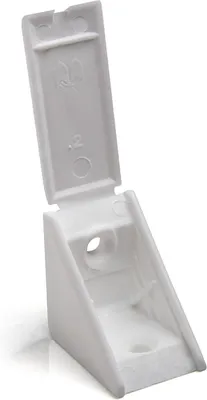 Produktbild von 10 Stück Korpusverbinder Eckverbinder Schrankverbinder Möbelverbinder Winkel für Möbel 27 x 27 x 20 mm Farbe: Weiß