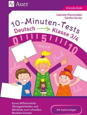 Obrázek produktu pro 10-Minuten-Tests Deutsch - Klasse 3/4