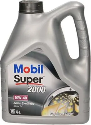 Zdjęcie produktu dla Mobil Super 2000 półsyntetyczny olej silnikowy 10W40 4L