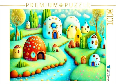 Produktbild von CALVENDO Puzzle Am Gubbelbach | 1000 Teile Lege-Größe 64x48cm Foto-Puzzle für glückliche Stunden