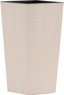 Produktbild von SIENA GARDEN Pflanzgefäße NIZZA GROOVE creme Rillenoptik, 35 x 35 x  68 cm