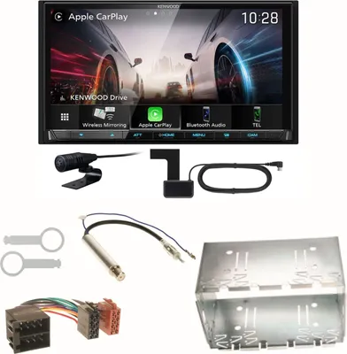 Produktbild von Kenwood DMX8021DABS Android Auto CarPlay Einbauset für Golf 4 Passat 3B 3BG Lupo