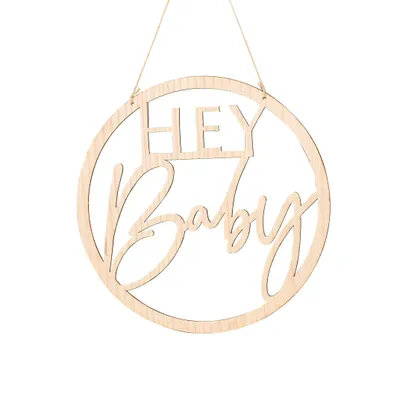 Produktbild von Hey Baby Holzschild 36cm