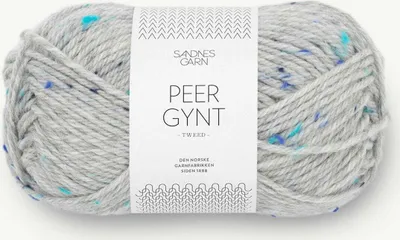 Produktbild von Sandnes Peer Gynt 50g - 100% Schurwolle lys gramelert bla tweed 1502