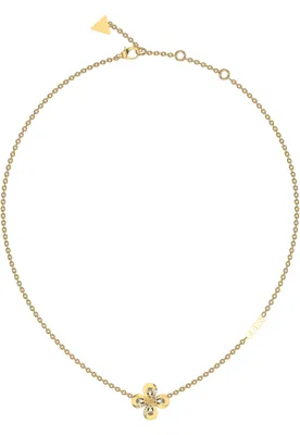Obrázok produktu pre Guess JUBN03057JWYG Dámsky náhrdelník Flower Gold-tone