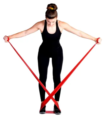 Produktbild von Therapieband 5,5 m in Rot (mittel)