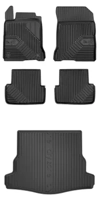 Obrázek produktu pro Autokoberce 3D TPE + vana kufru DryZone pro: Renault Laguna III 2007-2015 5 ks