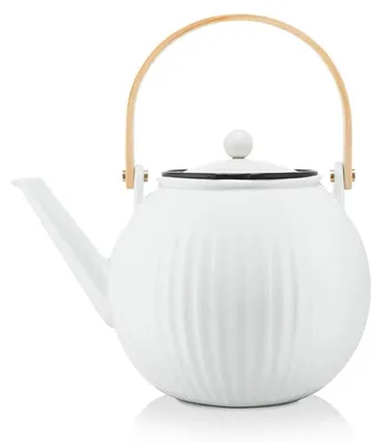 Produktbild von Bodum Douro, Einzelne Teekanne, 1000 ml, Weiß, Porzellan, 210 mm, 177 mm