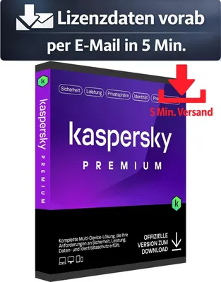 Produktbild von Kaspersky Premium (3 Device - 1 Jahr) ITALY ESD Antivirus Sicherheit 5 Min. Versand als Download per Mail