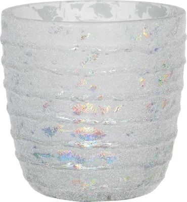 Produktbild von Clayre & Eef Teelichthalter Ø 10x10 cm Weiß Glas