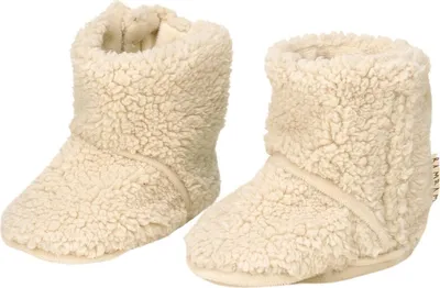 Produktbild von BamBam Baby Booties - Recycled Booties - 0-6 Mobate - Crème | BamBam