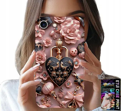 Image de Etui Pour Iphone Se / Se2 - Feminine Designs Padlock Heart Case + Glass