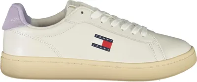Immagine prodotto di Scarpa sportiva da donna di colore bianco con dettagli lilla e plantare estraibile