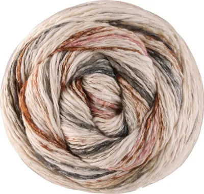 Produktbild von Lana Grossa - Gomitolo Hippie 3036 graphit dunkelgrau graubraun rosa natur