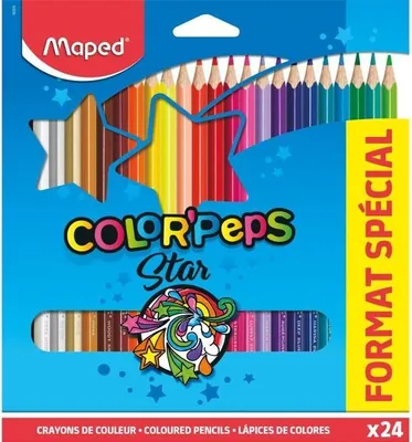 Immagine prodotto di MAPED 24 matite colorate formato speciale