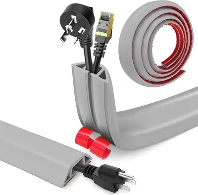 Productafbeelding van Flexibele Zelfklevende Kabelgoot 4 cm x 3,0 m - Verberg Kabels Thuis en op Kantoor