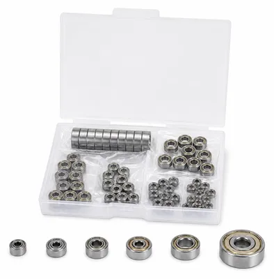 Kugellager-Set 60 Stück, 693ZZ 623ZZ 624ZZ 685ZZ 687ZZ 627ZZ, Kohlenstoffstahl