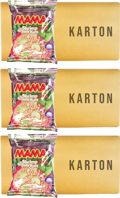 Produktbild von Mama Tom Yum Shrimp Flavor Instantnudeln 90x60g