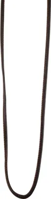 Produktbild von "Jeral" Echtleder Halskette, dunkelbraun, Breite 3 mm