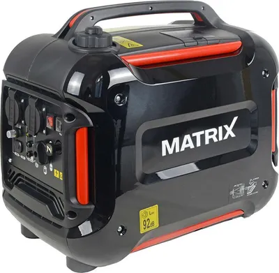 Produktbild von Matrix PG 2000i-2 Benzin Notstromaggregat Inverter Stromerzeuger Stromgenerator tragbar, 4-takt, 2x230V, leise 59 dB(A) Digitaler Generator