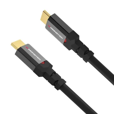 Zdjęcie produktu dla Monster, kabel HDMI 2.1 Gaming UHD 8K HDR Dolby Vision 48Gbit/s 1,8 m, czarny