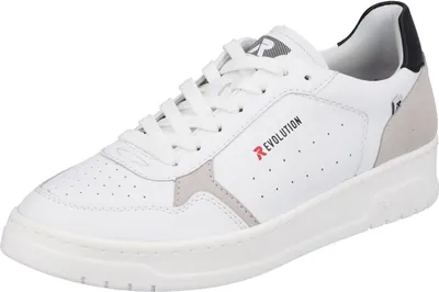 Produktbild von Rieker Sneaker - Weiß / Quarz / Schwarz Glattleder Größe: 45 Normal